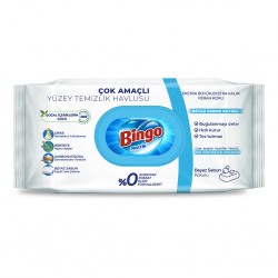 Bingo Yüzey Temizleme Havlusu Beyaz Sabun Kokulu 96 Adet
