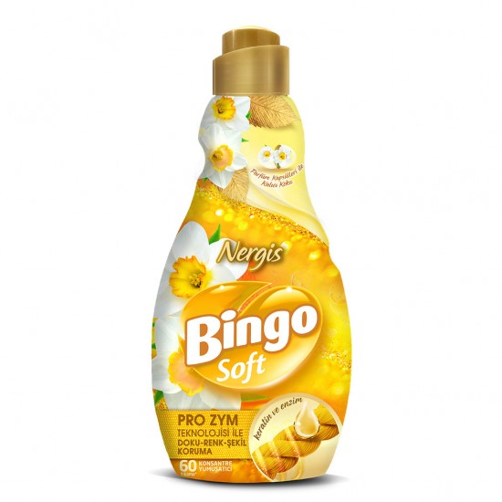 Bingo Soft Konsantre Çamaşır Yumuşatıcısı Nergis 1440 ml