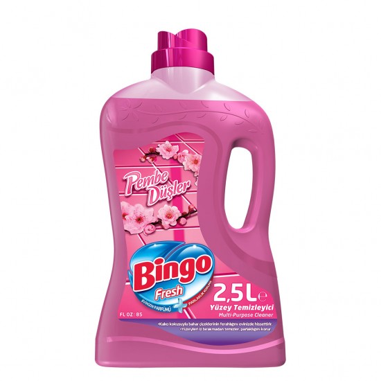 Bingo Fresh Yüzey Temizleyici Pembe Düşler 2500 ml