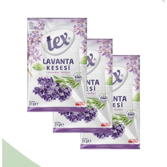 Tex Dolap ve Çekmece Kokusu Lavanta Kesesi 21 gr