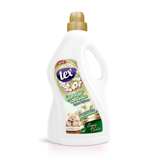 Tex Çamaşır Yumuşatıcıları Beyaz Çiçekler 3 lt
