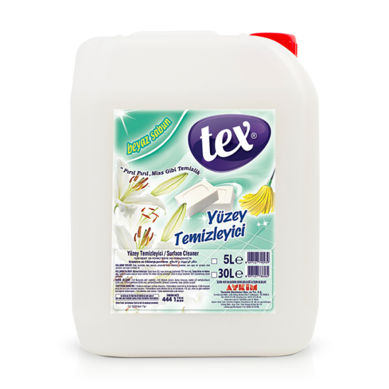 Tex Fresh Yüzey Temizleyici Beyaz Sabun 5 lt