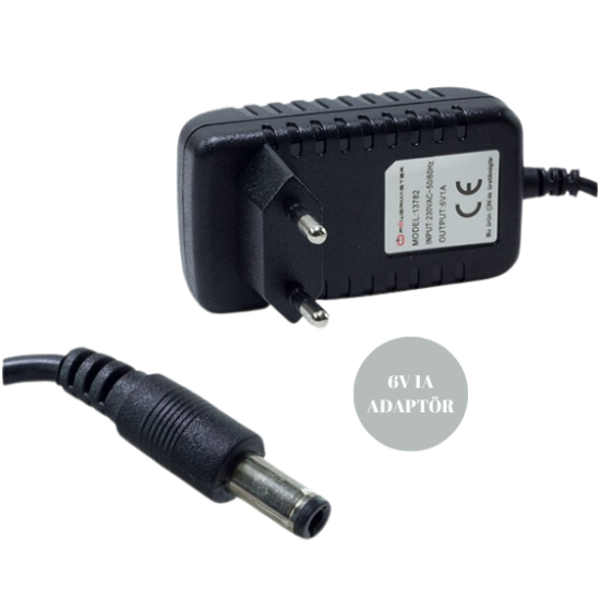 6V-1A Dc Standart Adaptör