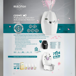 Rulopak Cosmic M5 Profesyonel Kokulandırma Makinesi Beyaz